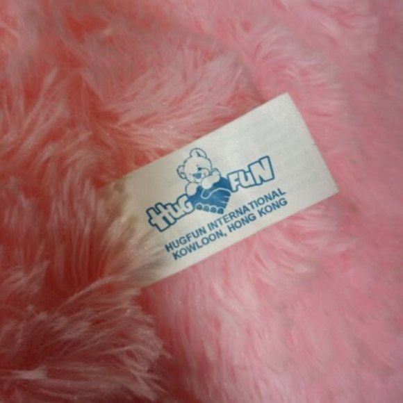 Hug Fun Large 18” Pink Plush Teddy Bear Baby Girl Nursery Décor - Picture 5 of 5